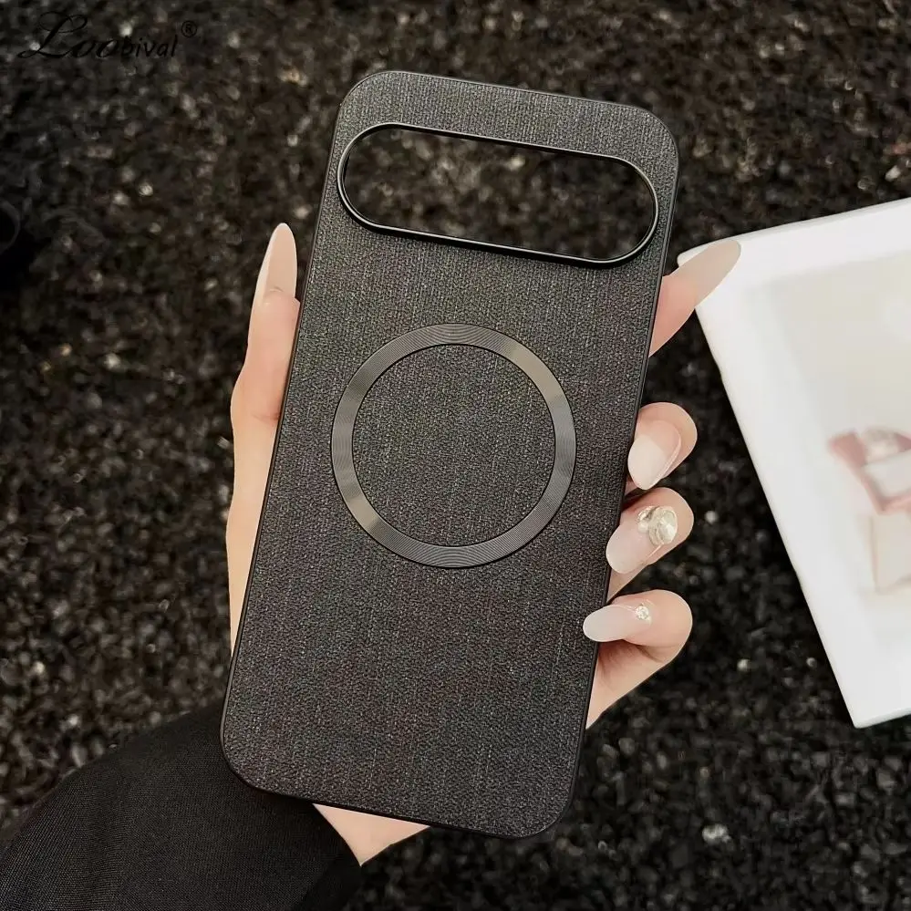 Luxury Fabric Magnetic Slim Shockproof Case Cover