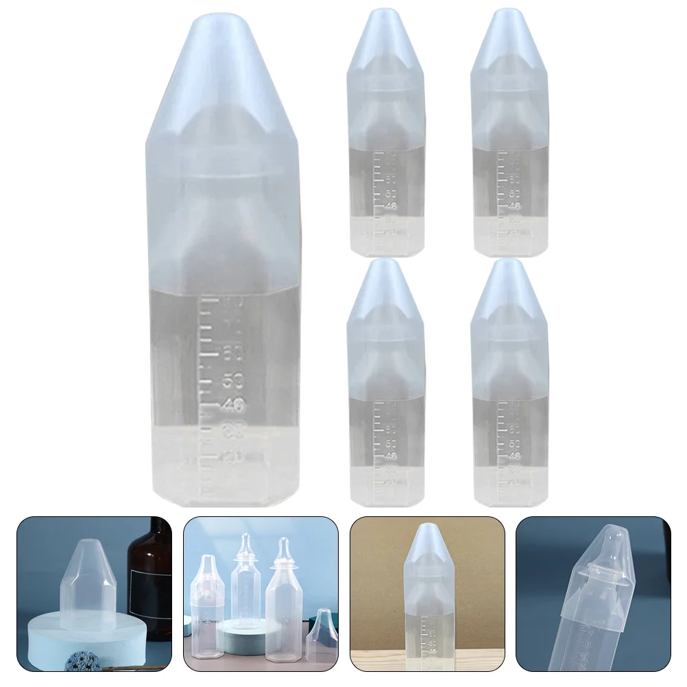 5Pcs Disposable Milk Bottle Standard Mouth Infants Feeding Bottles Once Off Nursing Baby Storage Travel Portable