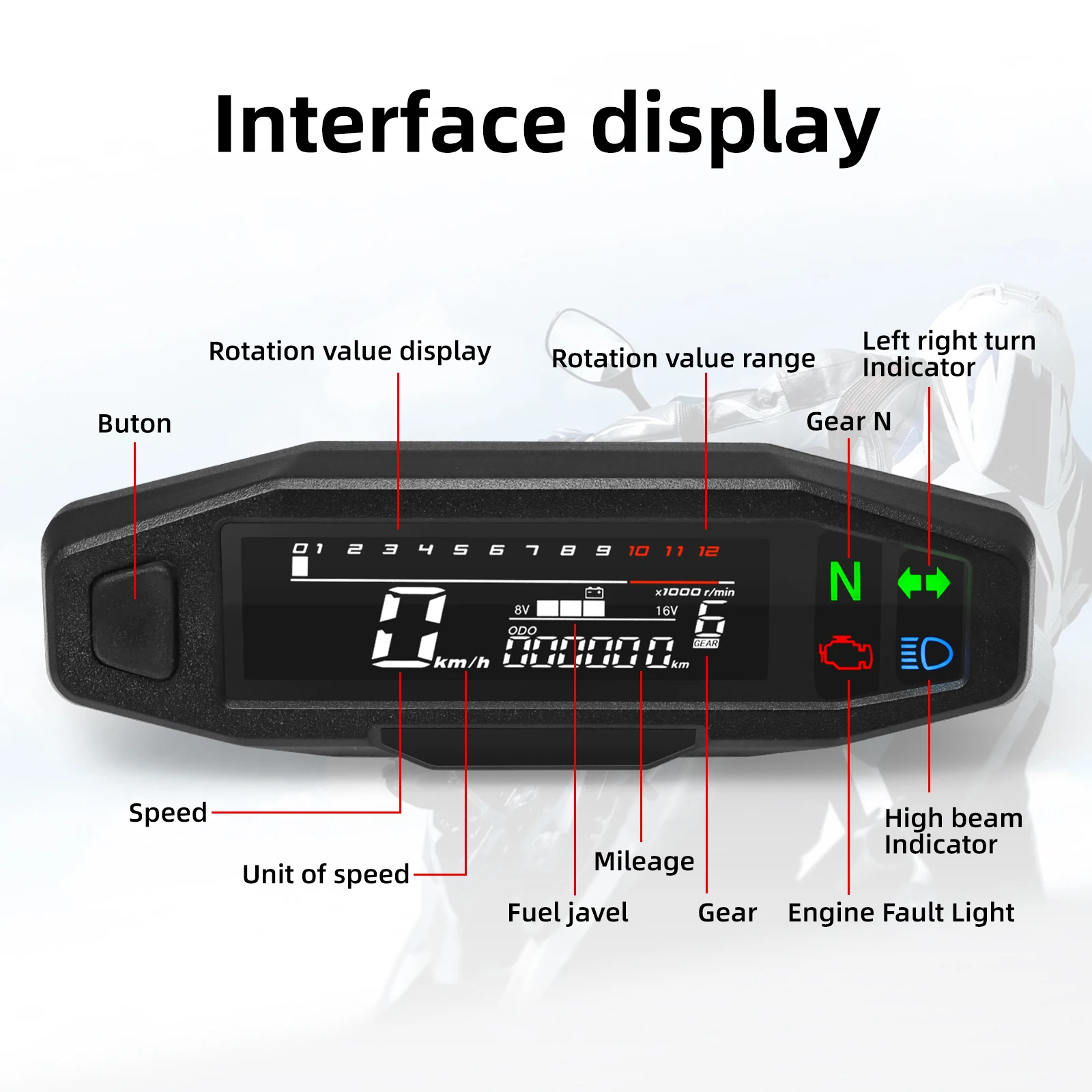 Compteur De Torsion Numérique Portable - Plage 6-200 N.m, écran LCD Rétroéclairé, Alarmes, Précision ±2%, Pour Bricolage, Mécanique