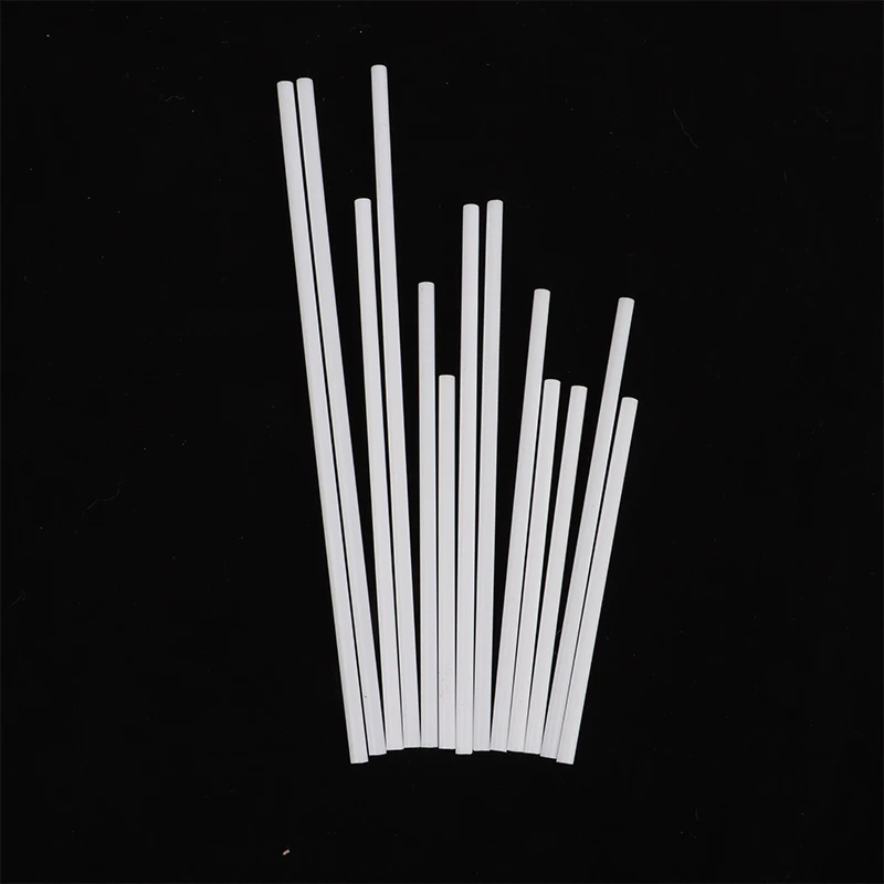 100Pcs 8/10/12/15cm White PP Solid Core Lollipop Sticks for Chocolate Candy Sticks Cake Pop DIY Baking Accessories lollipop sticks