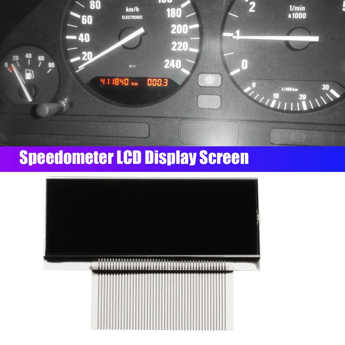 SpeedometerLCDDisplayReplacementScreenforBMWE34forthe