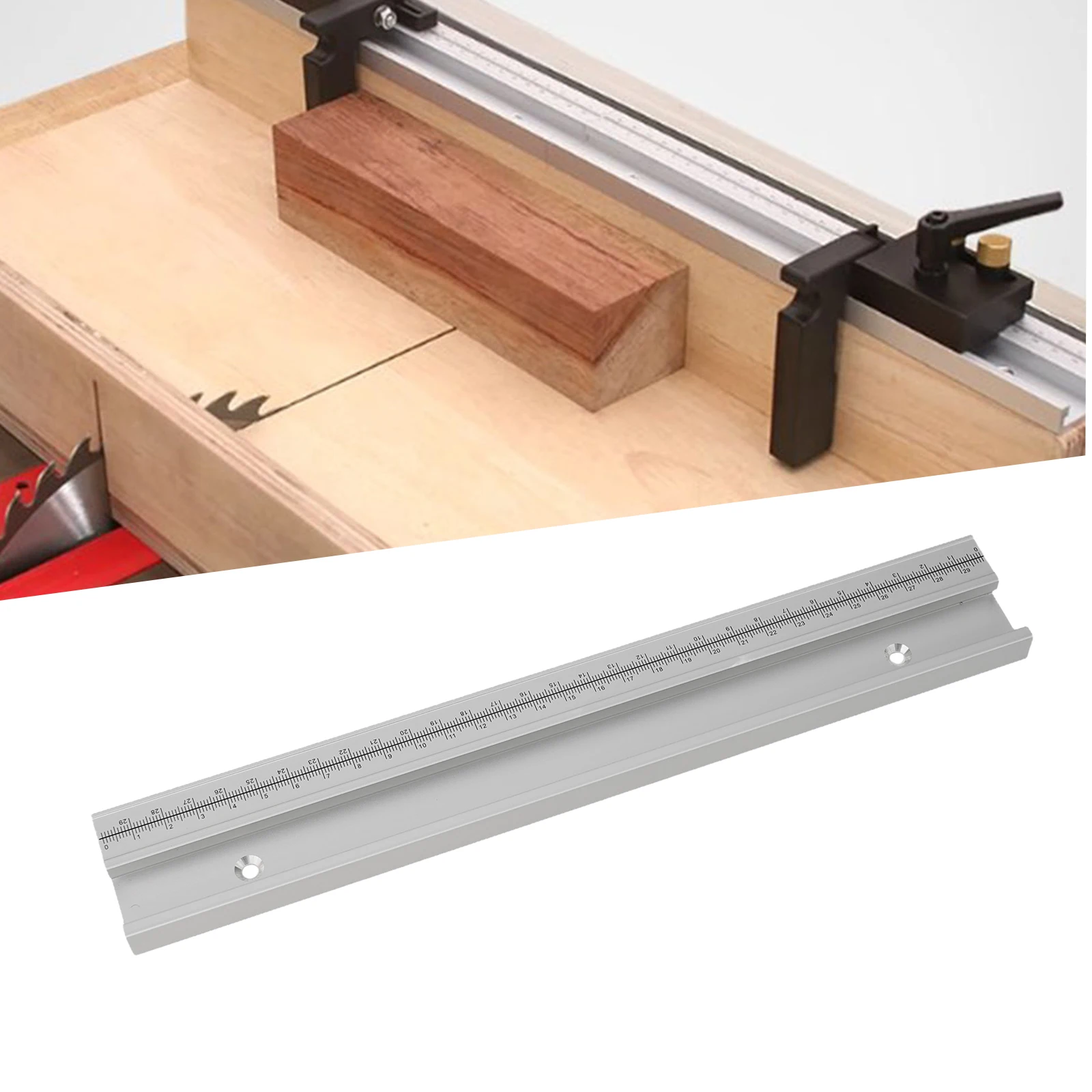 체중계 있는 T-트랙 목공 더블 컷 프로파일, 알루미늄 T-슬롯 라우터 트랙, ..