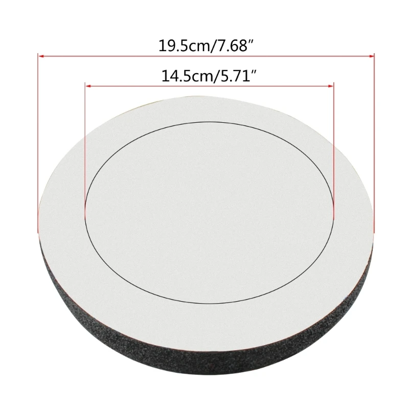 Speaker Rings 6.5 inch 4PCS Car Speaker Foam Baffles Enhancers System Sponges Bass Blocker T3EF