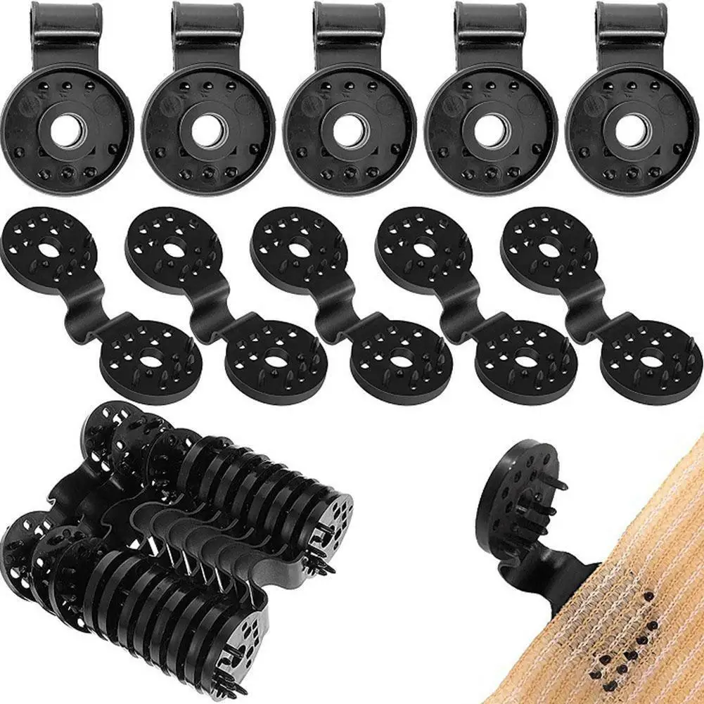 50Pcs Shade Cloth Clips Shade Fabric Clamps Grommets For Net Mesh Cover Sunblock Fabric In Garden Backyard Greenhouse Fixer