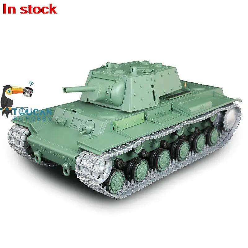 HENG LONG 1/16 Scale 7.0 Upgraded Soviet KV-1 RTR RC Tank 3878 FPV 360° Turret W/ Camera BB Pellets Steel Gearbox Toys TH17466 6