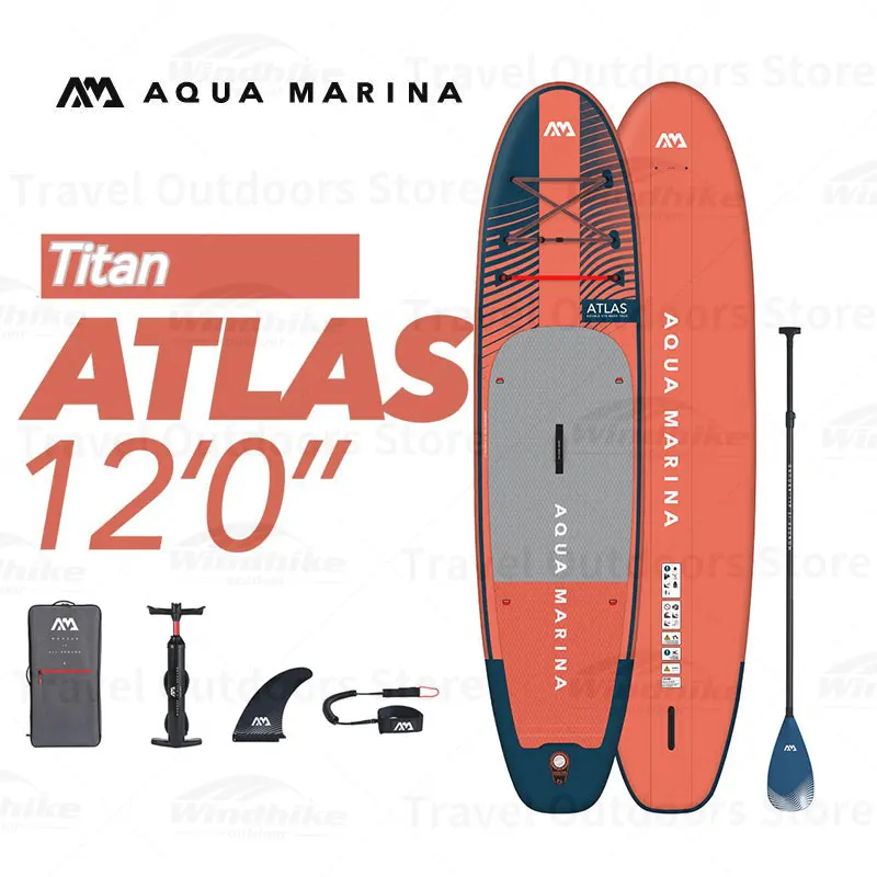 Aqua Marina Atlas Sup Board Gonfiabile Sapboard Stand Up Paddle Board 366Cm Sup Tavola Da Surf Pad Sap Tavola Gonfiabile Con Paddle