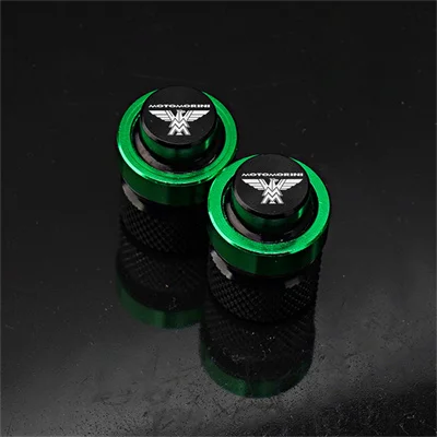 Premium CNC Motorcycle Tire Valve Caps Cover - Universal Fit