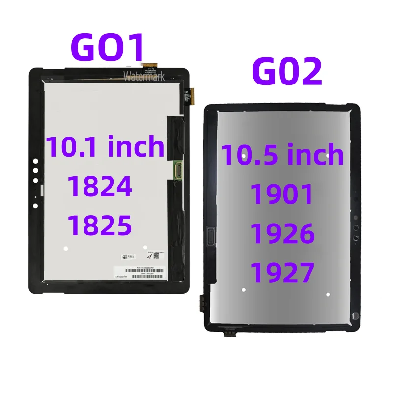 

ЖК-дисплей для Microsoft Surface Go 1 Go 2 1824 1825 1901 1926 LCD кодирующий преобразователь сенсорного экрана в сборе для surface go2 go1