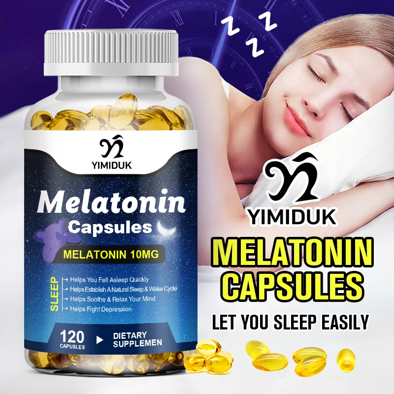 10MgMelatoninCapsulesAnxietyStressReliefHelpDeepSleepSave(00)