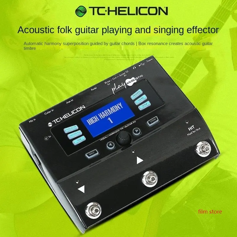 

TC-Helicon VoiceLive Play acoustic folk electric acoustic guitar playing and singing vocal effects