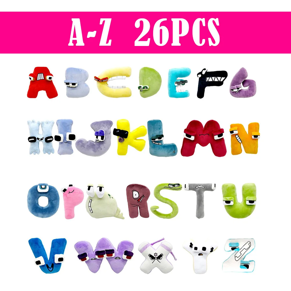  Juplina Alphabet Lore Plush, 26 Pcs Alphabet Lore Plush Animal  Toys, Education Props Toddler Gift : Toys & Games