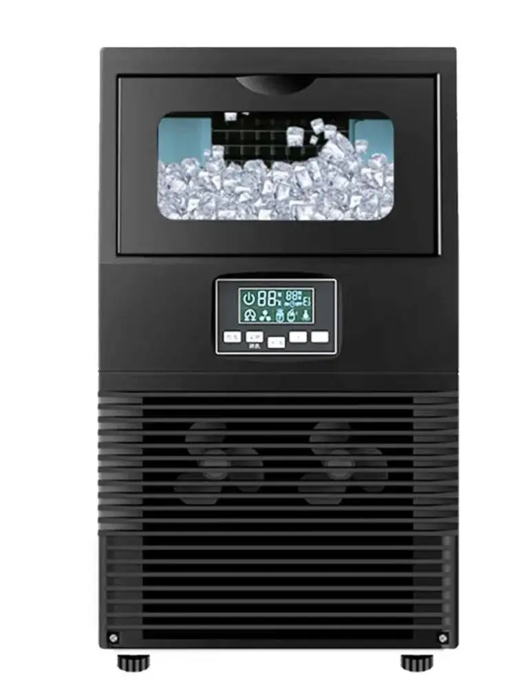 HICON 50KG 68KG ice machine commercial milk tea shop bar automatic cube ice maker cube machine Машина, которая делает лед