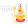 Funny Hen Laying Eggs Hair Pulling board Game Stick Family Gathering Interactive Tabletop Game Egg Drop Toys for party gift kids 6