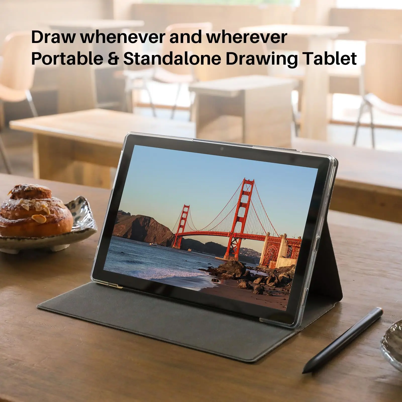 HUION Kamvas Slate 10 Standalone Drawing Tablet No Computer