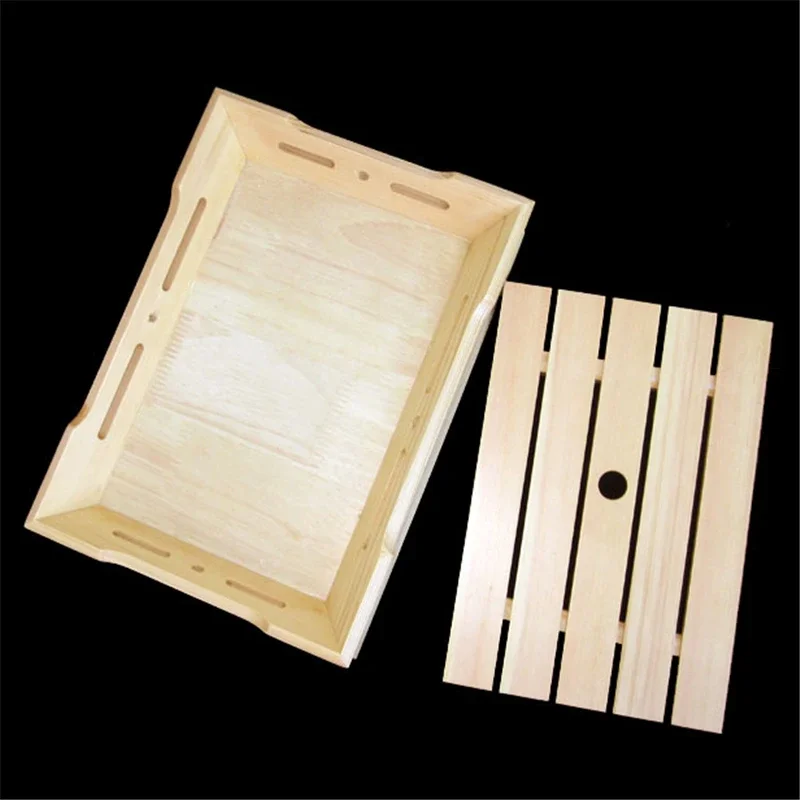 Japanese sushi plate Wooden creative container Japanese Korean tableware Sashimi Platter Bread plate Double sided cooking box