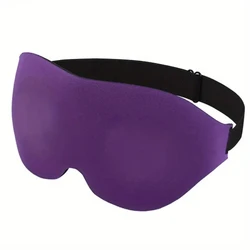 Enhanced Sleep Mask with Adjustable Strap - Memory Foam Eye Mask for Light Blocking and Relaxation (PURPLE)