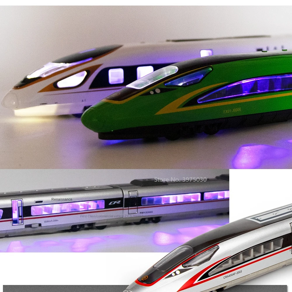 1/87 Scale Fuxing High Speed Railway Train Toy Alloy Diecast Model
