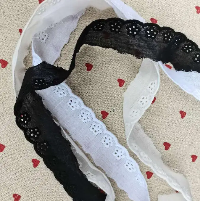 Cotton Fabrics Lace 5 Meters Women's Clothing Collar DIY Lace Trim Embroidered Fabrics Lace Fabric Lace Sewing Supplies Lace Sewing Accessories Lace Accessories Lace Garment Accessories Clothing Craft Accessories Clothing Accessories Lace Decoration