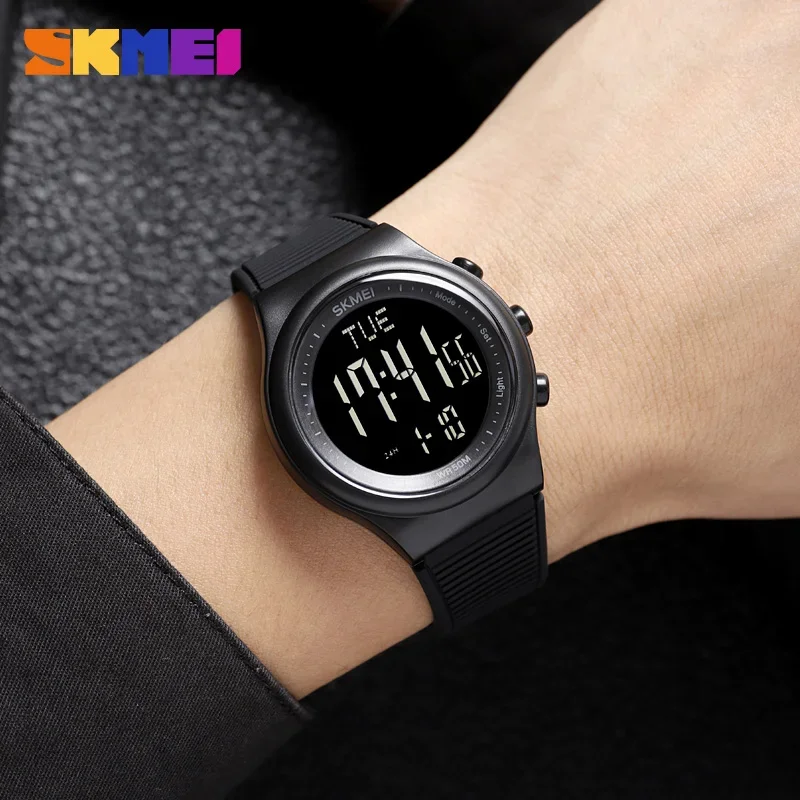 SKMEI 1980 MenS Waterproof Countdown Electronic Wristwatches LED Display Digital Sport Watch for Men Clock Reloj Hombre 1981