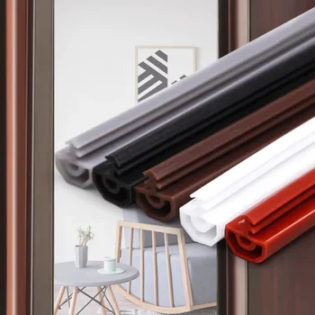 5M New Generation of Silicon Rubber Sealing Strips Crash Soundproof Door Thong Strip Door Window Sealed Slot Type Square Premium
