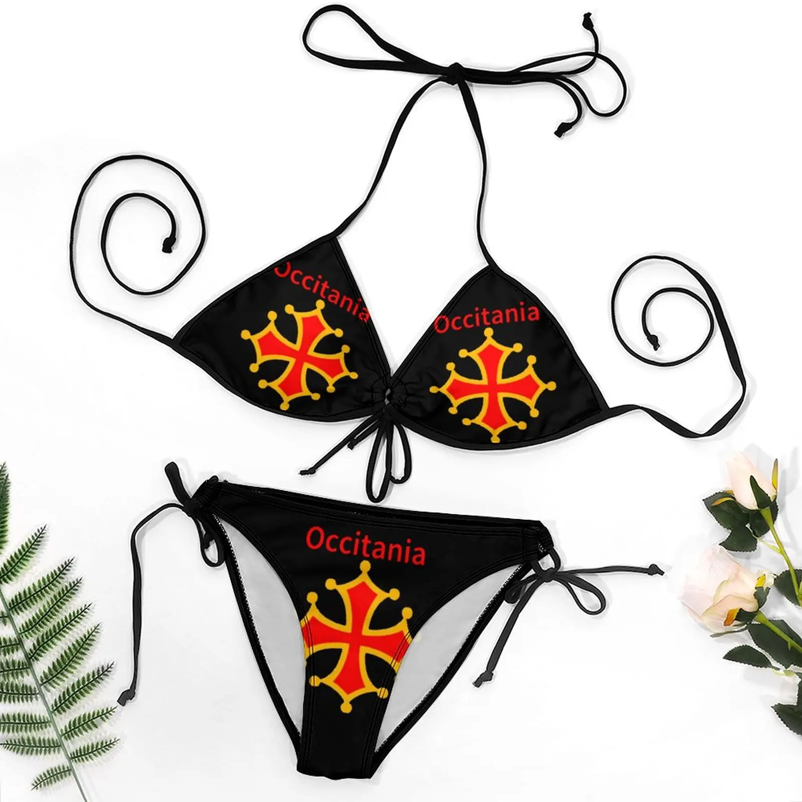

Occitania - Occitanie - Occitan Cute Exotic Bikini Funny Novelty Vacation Women's Bikinis Top Quality Swimwear