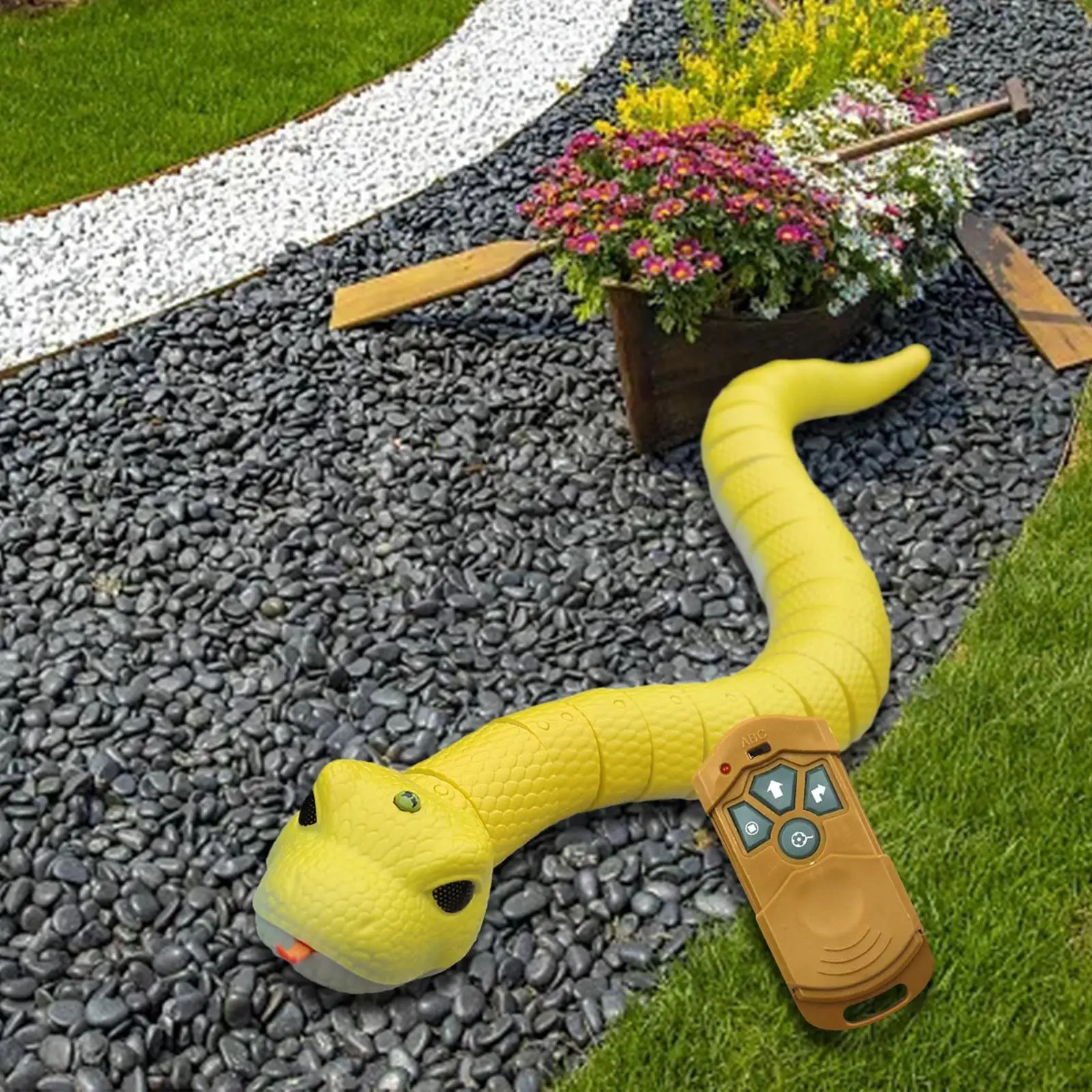 

Remote Control Snake Toy Electric Snake Toy for Tricks Interactive Toys