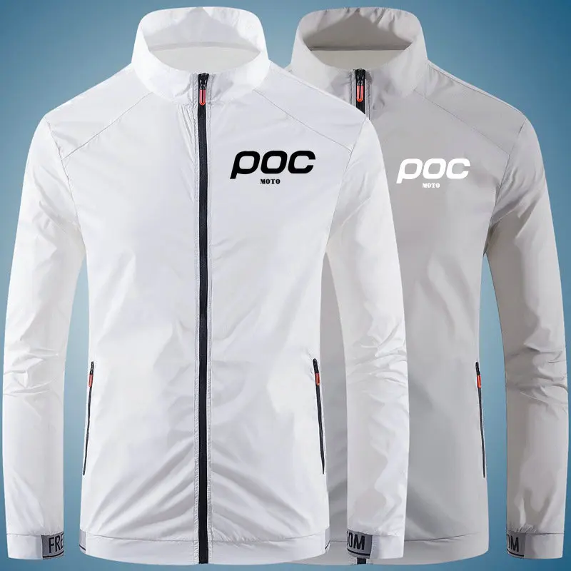 Moto Poc Cycling Jackets cycling jacket cycling clothes Thin Men Summer MTB Road Bike Jacket Racing Quick Dry Outdoor Sports Fashion Wind Coat Bicycle Clothing