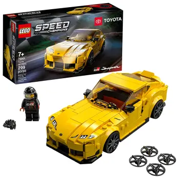 LEGO Speed Champions Toyota GR Supra 76901 Toy Car Building Set Racing Car Toy for Kids Birthday Gift (299 Pieces)