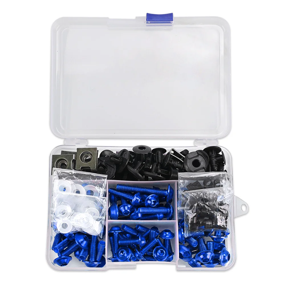 A Set Complete Fairing Bolts Screw For Kawasaki ZX6R ZX7R