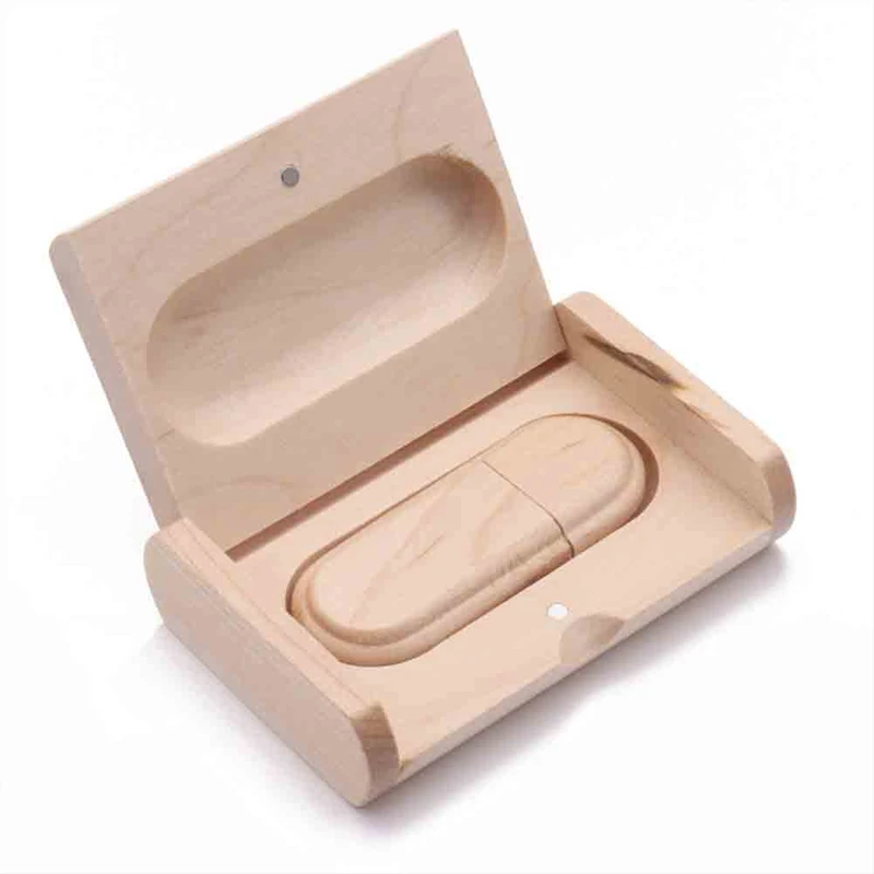 USB 플래시 드라이브 U 디스크 메모리 스틱, 외장 메모리, 나무 플래시 드라이브, 박스 포함, 휴대용 U 디스크
