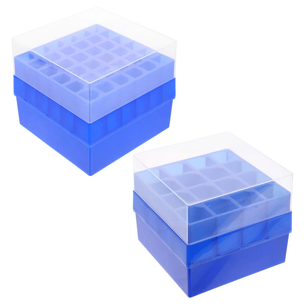 

2pcs Test Tubes Holders Testing Tube Storage Box Test Tube Organizer Lab Test Tube Case