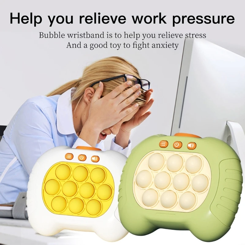 

Colorful Light-Up Sensory Toy Handheld Game for Promoting Sensory Development
