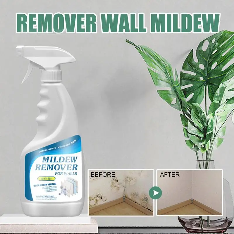 500ml Mould Cleaning Spray Wall Mold Remover Bathroom Kitchen Effective Mildew Removal Cleaner