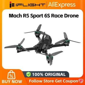 IFLIGHT Mach R5 Sport Analogico 6S Race Drone/Borg Race 5.8G 600mW 60R/ R5 2207 2050KV motore per FPV