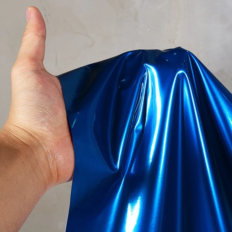 High Elasticity Fabric Four Ways Stretch Mirror PU Leather