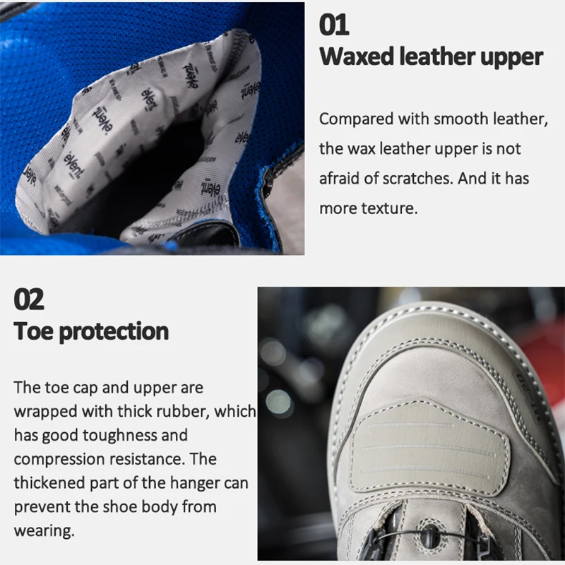 Retro Cruise Motorcycle Boots motorcycle shoes motorcycle boots For Men Travel Leisure Knob Adjust Waterproof Off-Road rally Protective