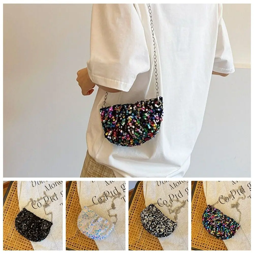

Женская сумка через плечо из полиэстера, с блестками
