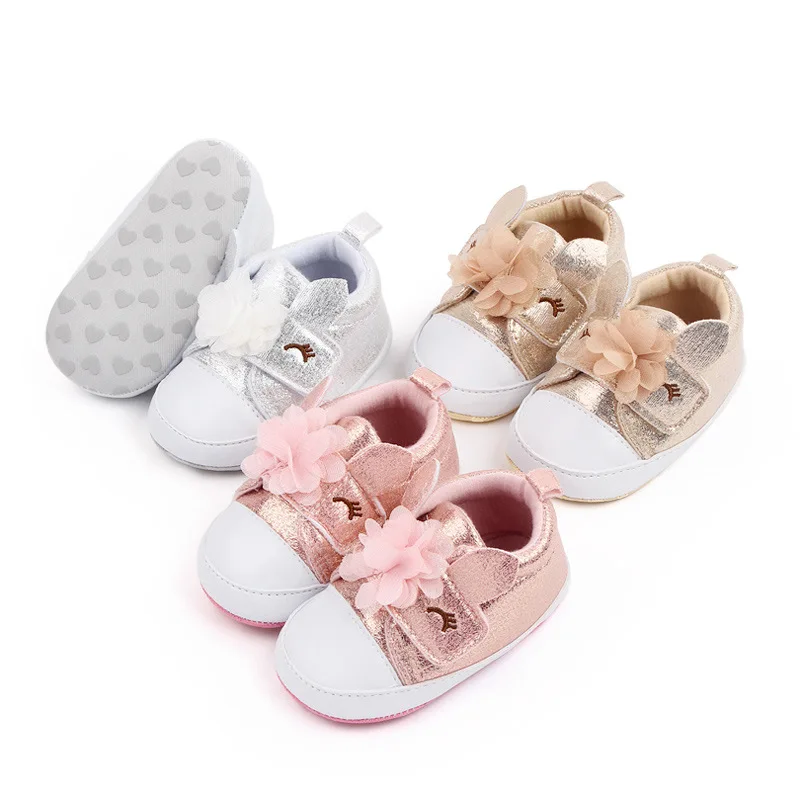 Baby Shoes Infant Baby Girl Shoes Cute Soft Sole Prewalker Sneakers Walking Shoes Toddler First Walker