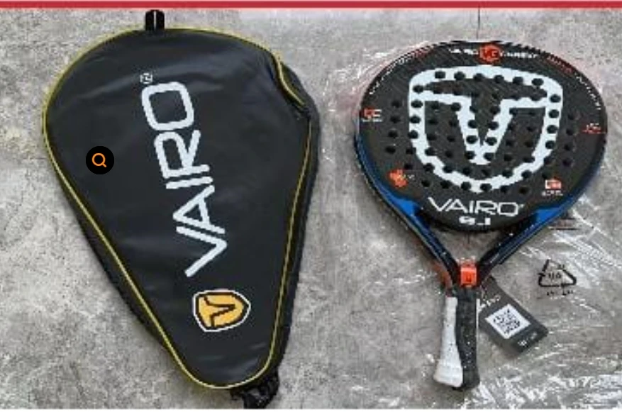 Padel Paddle Tennis Racket Soft Face Carbon Fiber Soft EVA Face Sports Racquet Outdoors Papa Professional Equipment