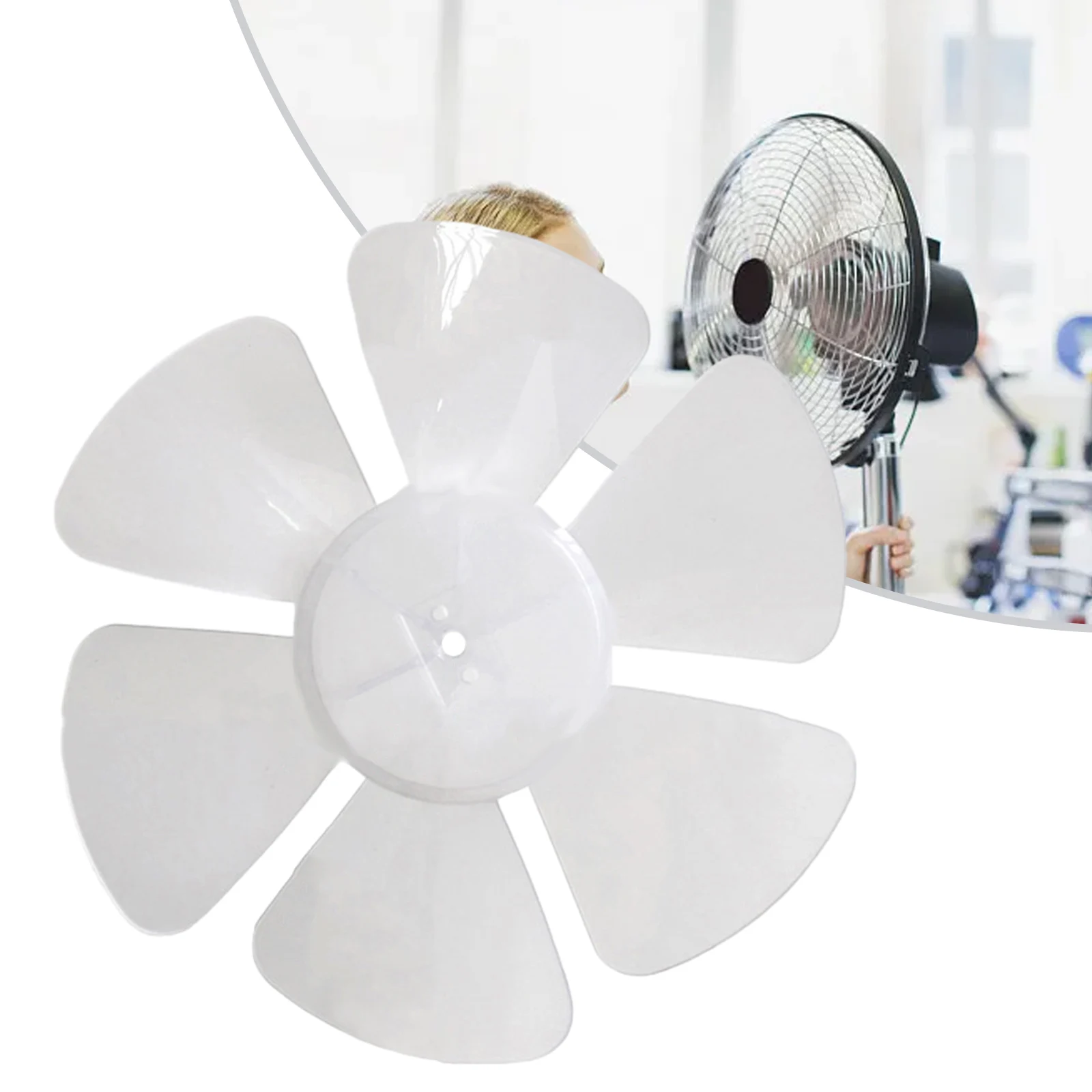 

Ventilation Fan Exhaust Fan Electric Fan Accessories Fan Blade 10-inch Household Plastic Six-Blade Floor Fan Replacement Fan