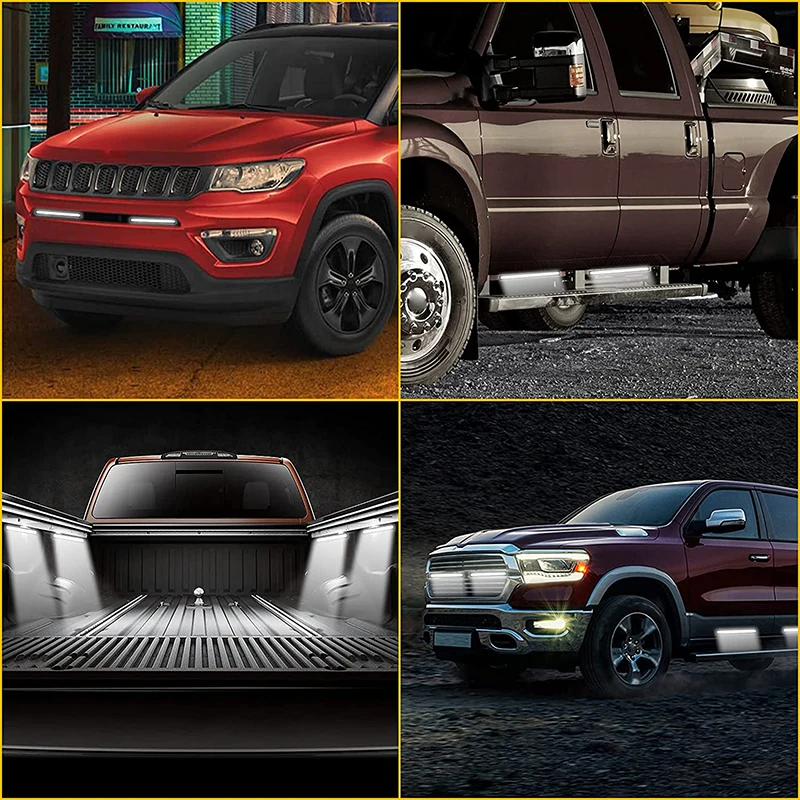 รูปสินค้า ไฟ LED COB DRL 17 ซม. สีขาว แผงอลูมิเนียม สำหรับรถยนต์