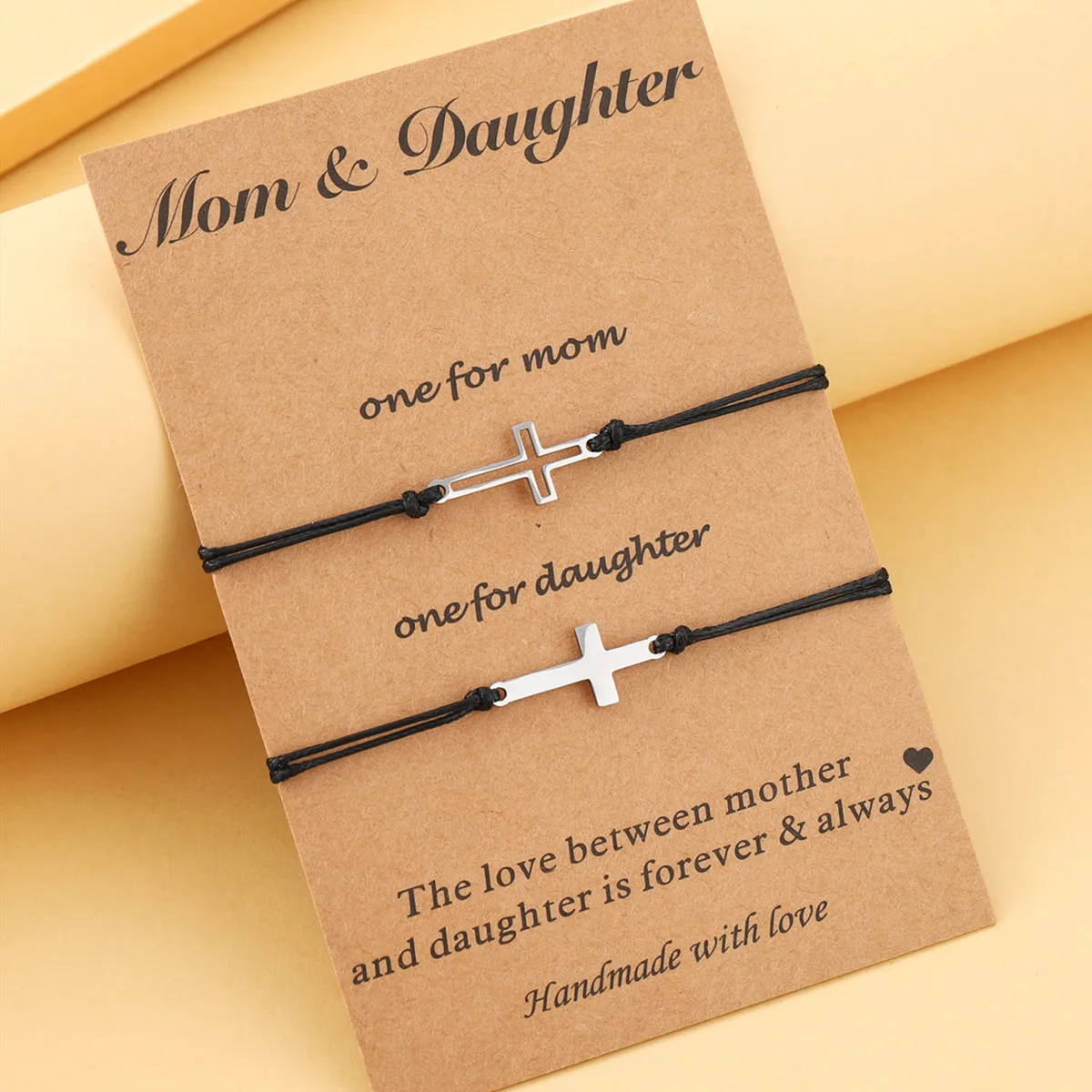 Bracciale Mamma Con Ciondolo – The Love Between Mother & Son Is Forever – Regalo Figlio
