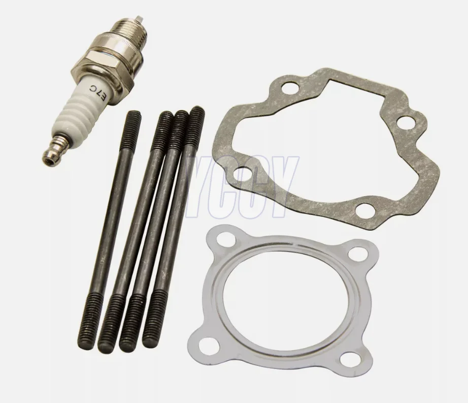 오토바이 60CC 실린더 피스톤 가스켓 베어링 탑 엔드 키트 야마하 PW50 PW60 YT60 1981-2022 빅 보어 실린더 키트 피스톤 세트