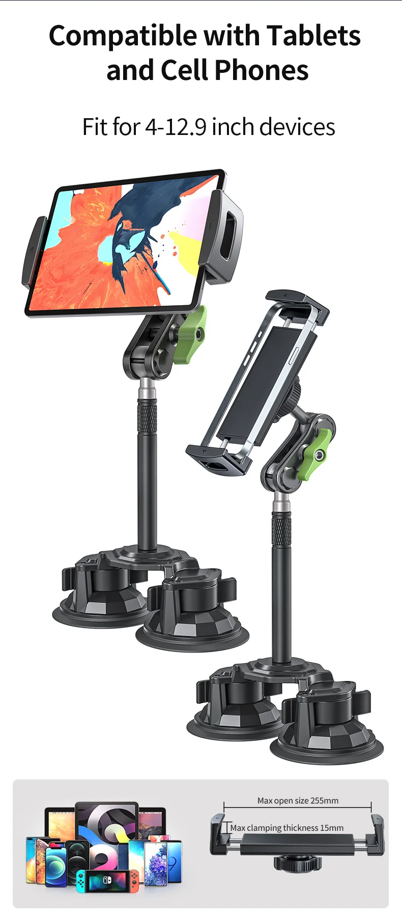 Navegação, Vídeo Assistindo, Suporte para iPad 4-12,9