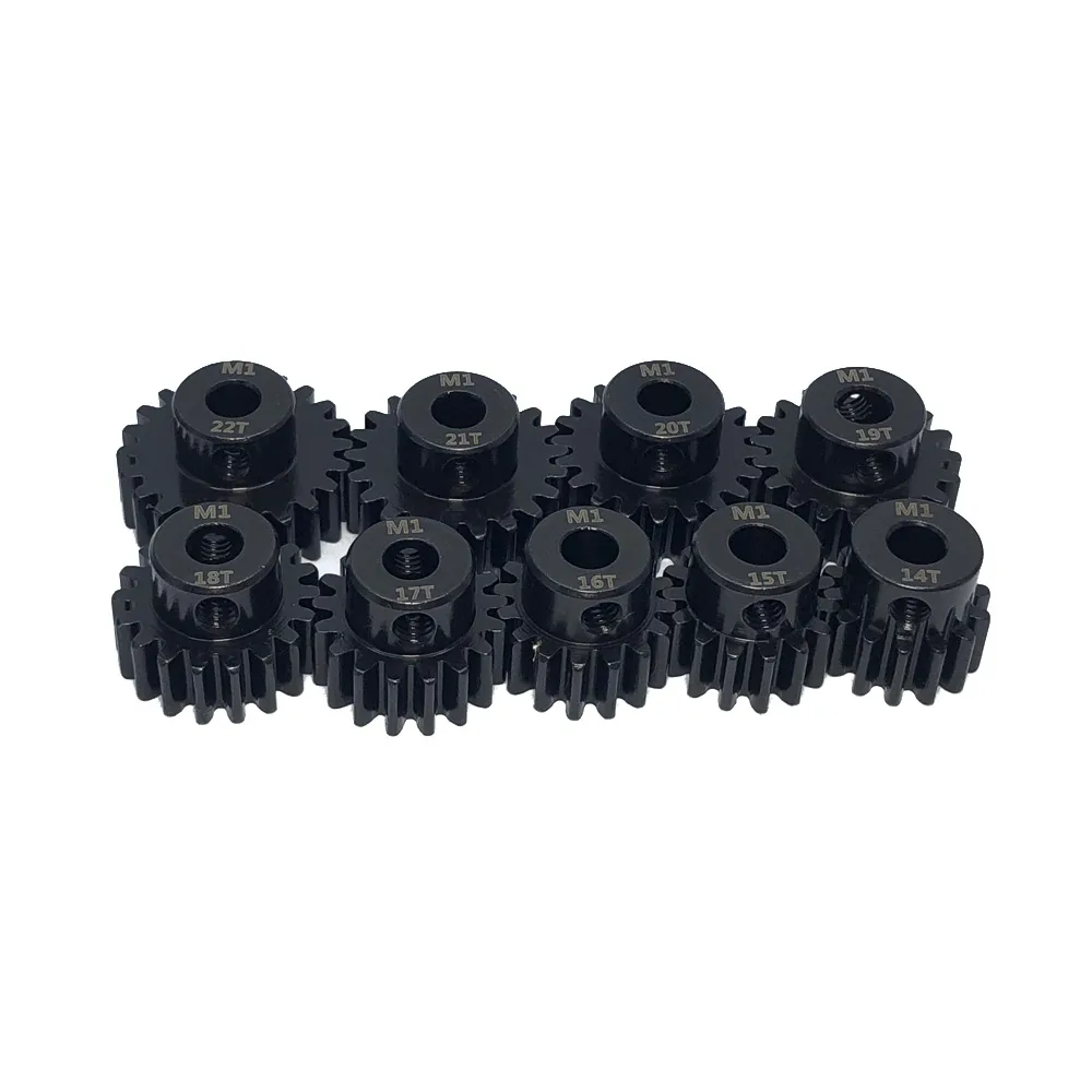 

High Quality 11T-30T Material Harden M1 5mm Shaft Metal Pinion Motor Gear for 1/8 RC Buggy truggy Monster truck