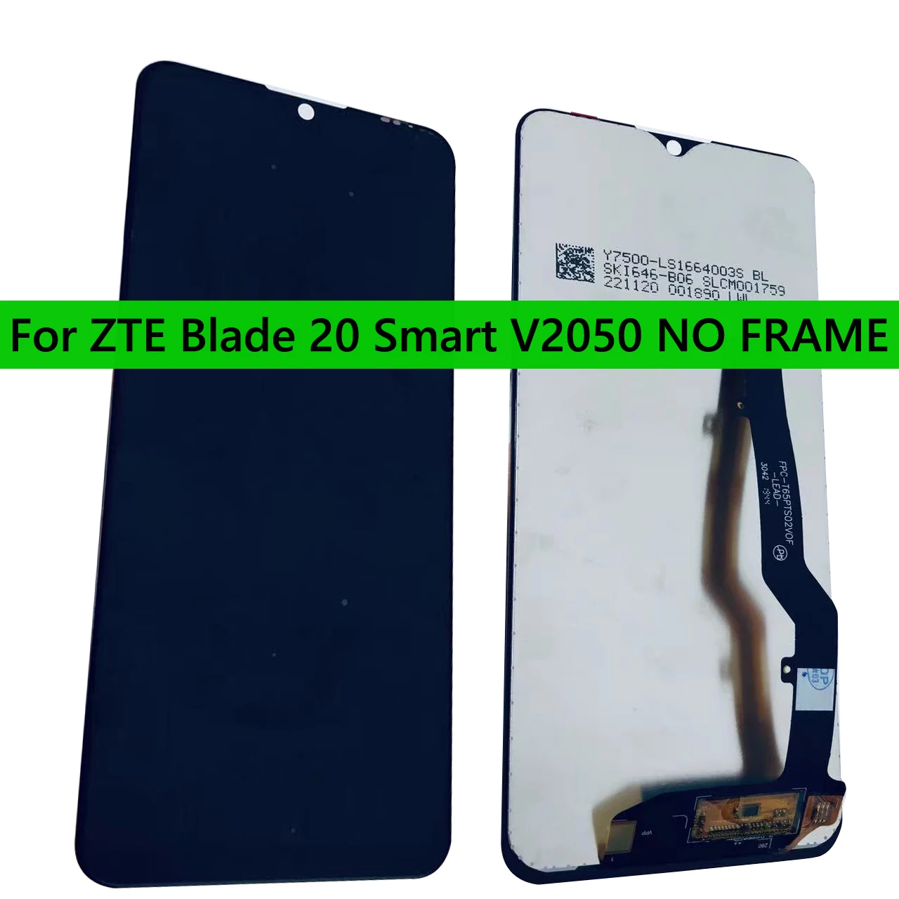 ZTE ̵ 20 Ʈ V2050 V1050 5G V40 V50  OEM LCD ÷ ü, Ÿ ġ ũ  