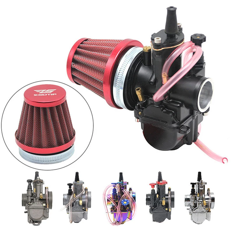 1PC Motorcycle Air Filter 35/38/42/45/50/55/58mm Universal Fit For 50cc 110cc 125cc 140cc Motorcycle ATV Scooter Pit Dirt Bike air filter,motorcycle air filter