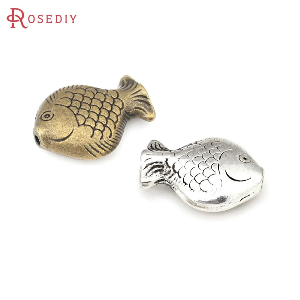 

10 шт., античные серебряные бусины-разделители из цинкового сплава