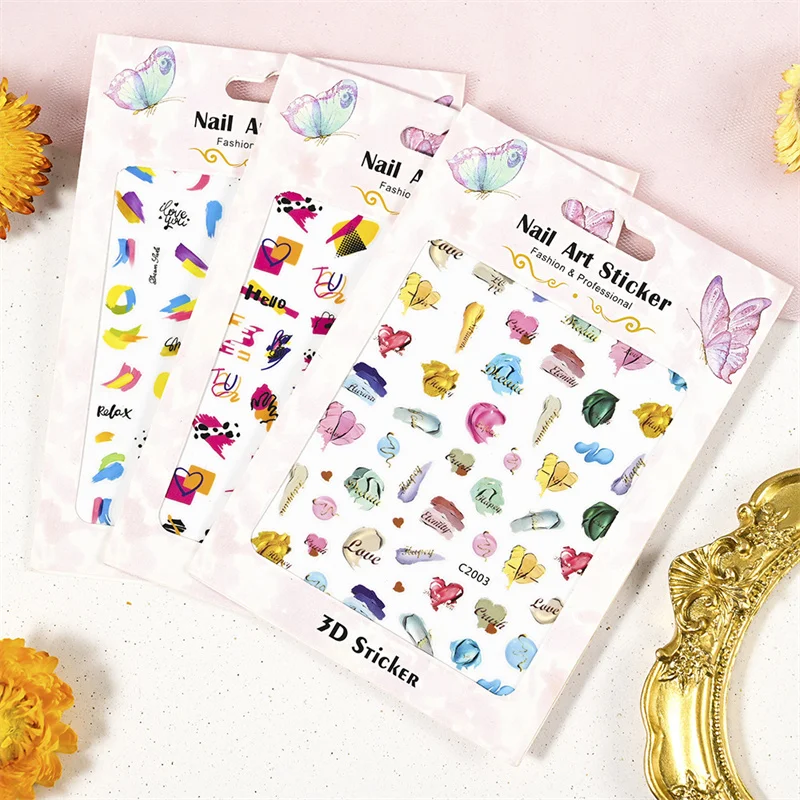 

3D наклейки для ногтей с изображением милого кота, Мультяшные переводки для ногтей корги Сиба-ину, декоративные материалы для ногтевого дизайна, аксессуары для маникюра