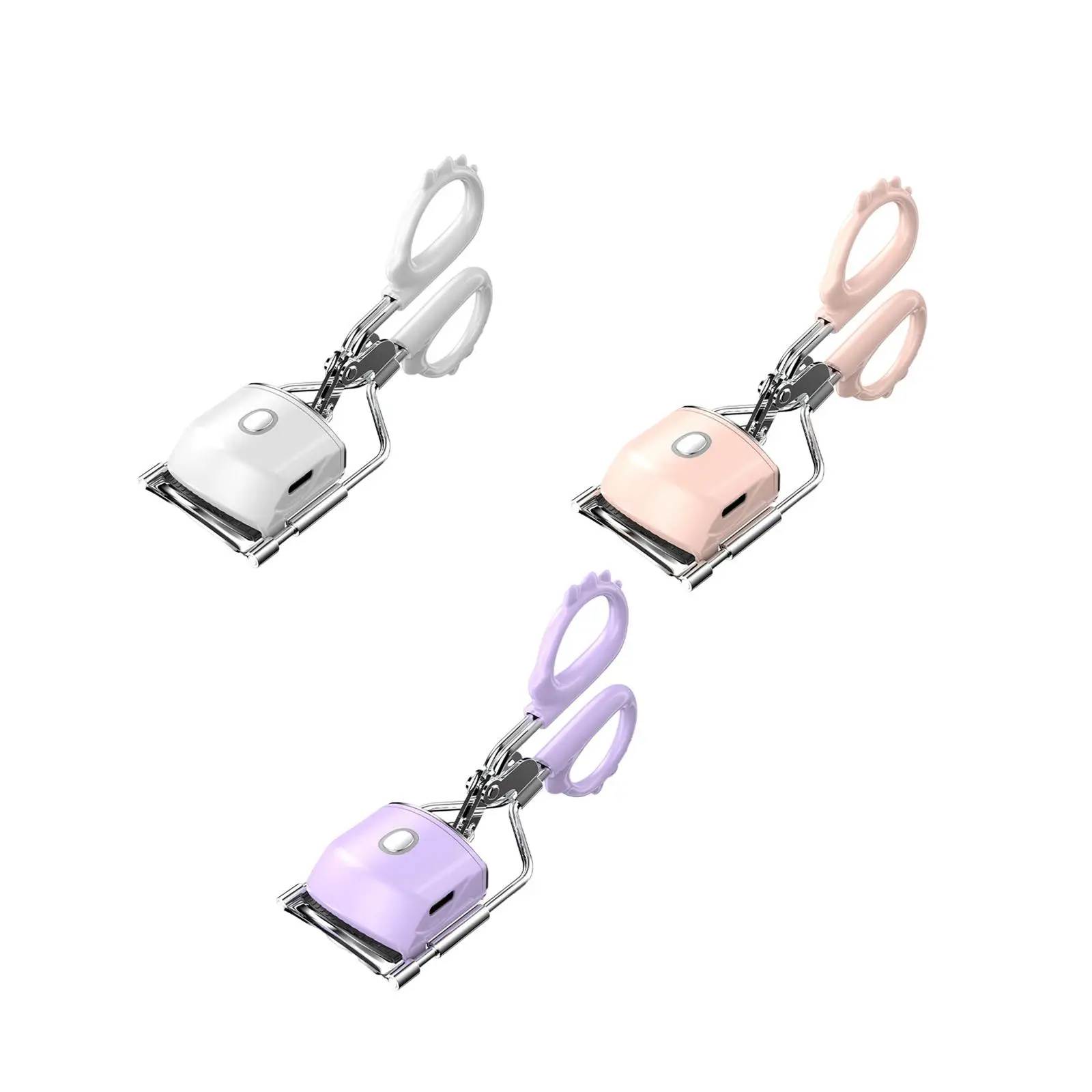 

Heated Eyelash Curler 230mAh Easy to Use Quick Curling USB Makeup Tools Long Continuing Rechargeable Eyelash Curler Portable